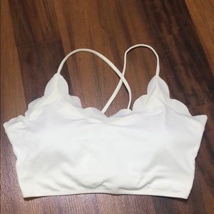 NWT - ZAFUL White Swim Top-